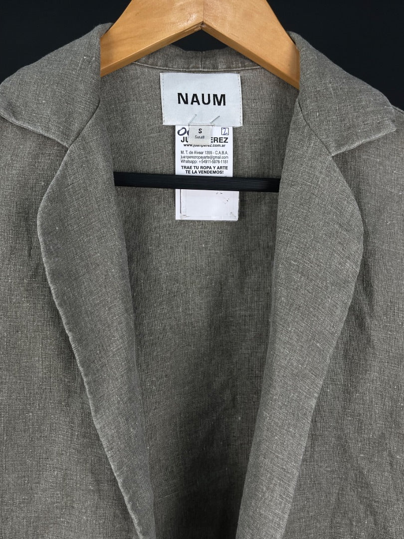 NAUM Conjunto X2 Pollera Y Saco Verde Talle S