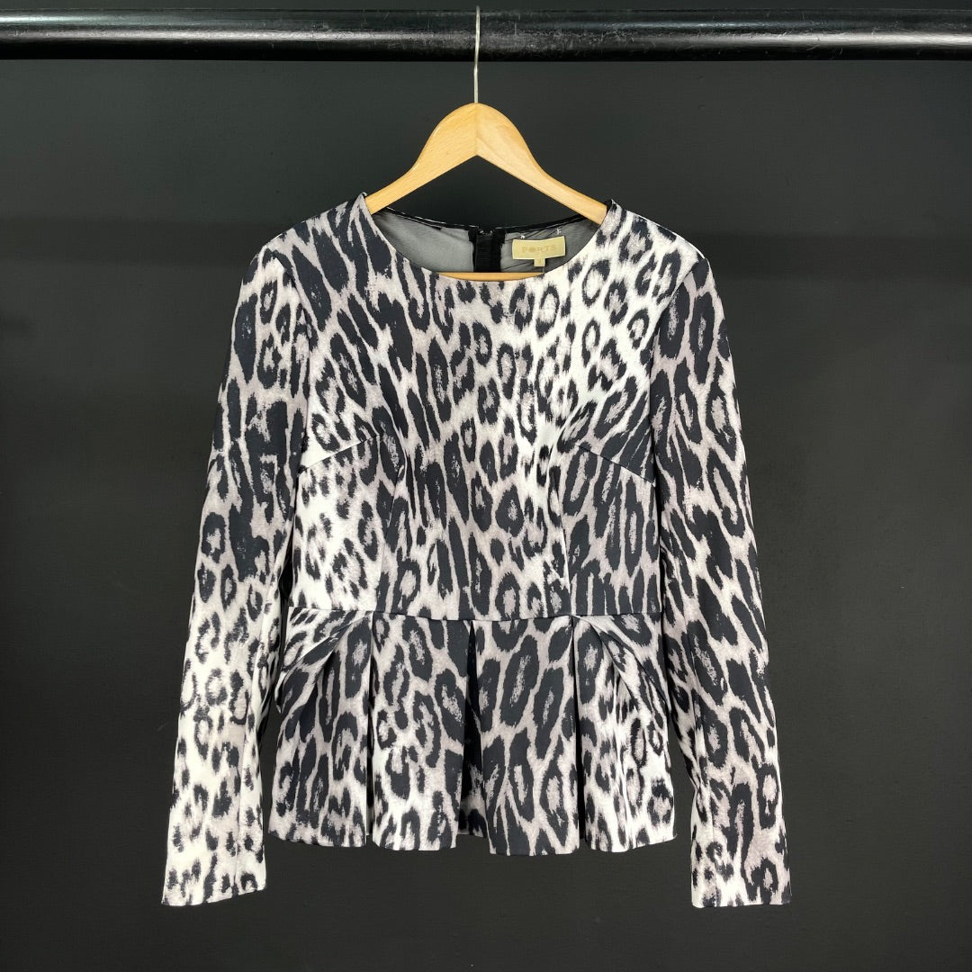 PORTS Blusa Manga Larga Varios  Animal Print Talle M
