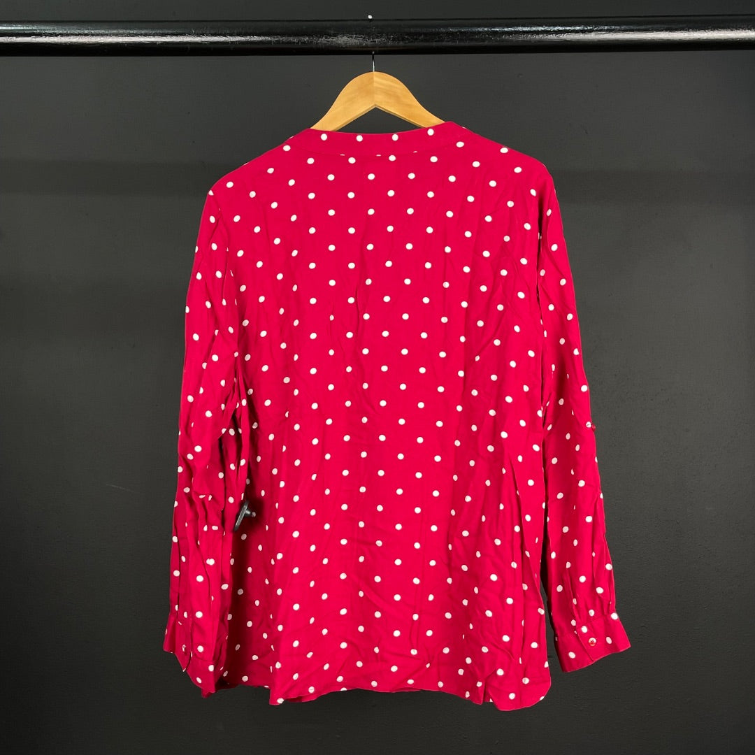 GEORGE Camisa Manga Larga Varios Lunares Talle 40