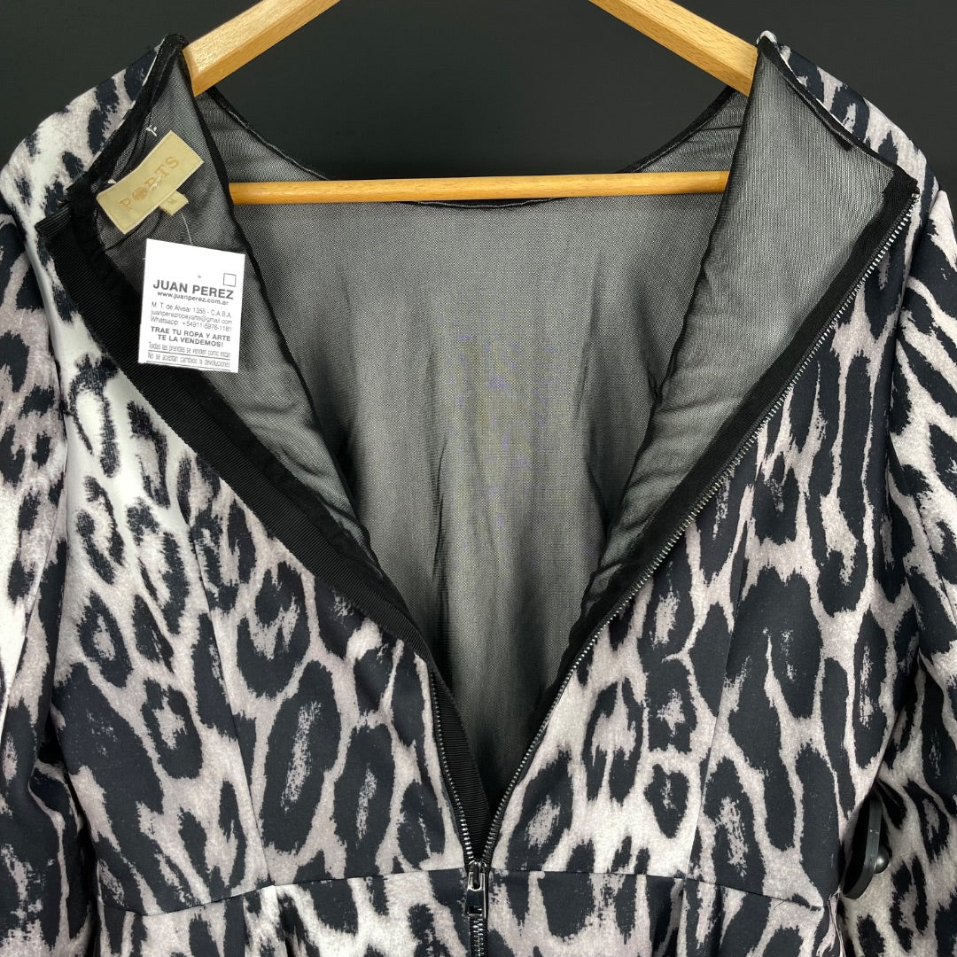 PORTS Blusa Manga Larga Varios  Animal Print Talle M