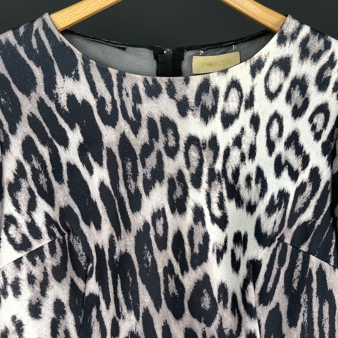 PORTS Blusa Manga Larga Varios  Animal Print Talle M