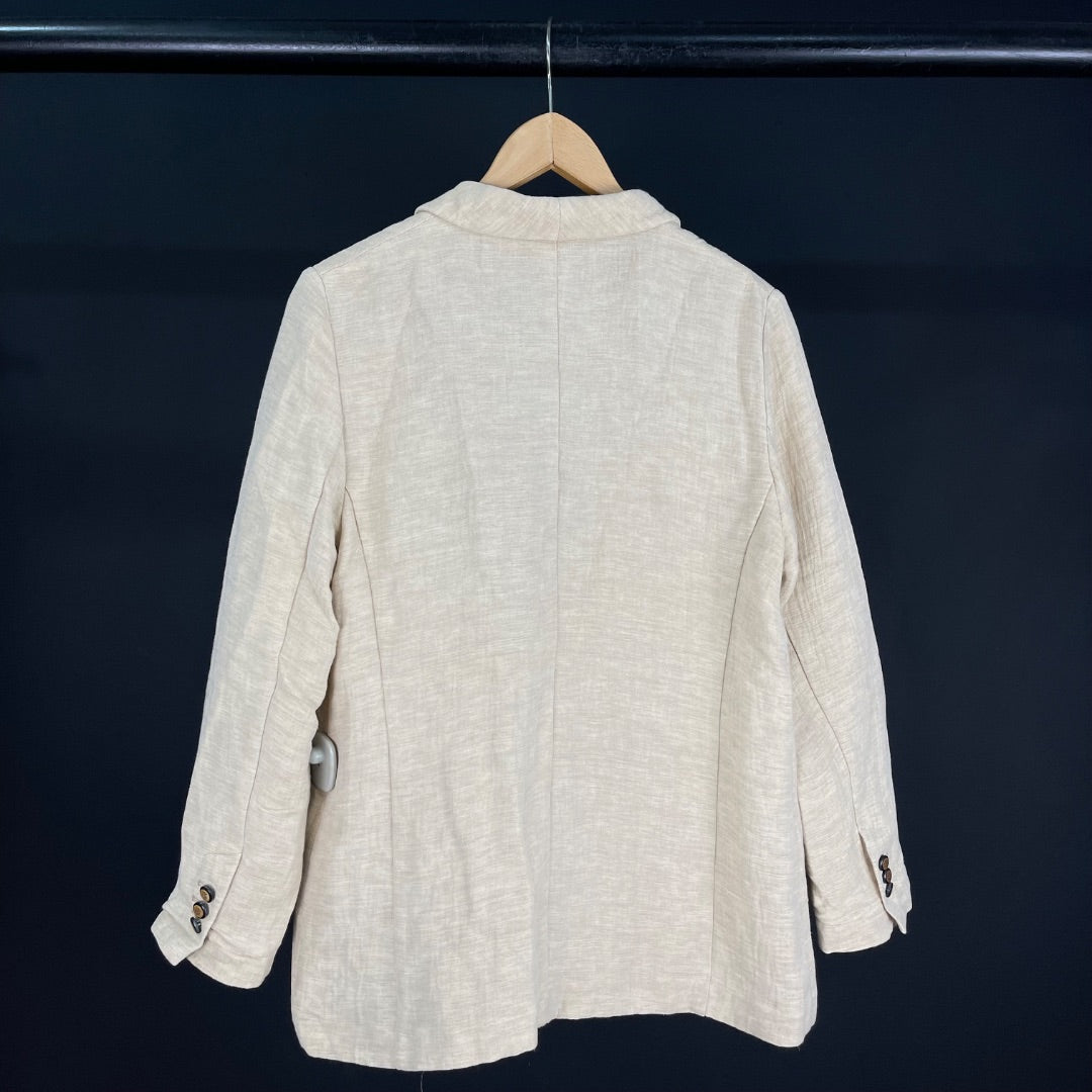 ZARA Saco Beige Talle L