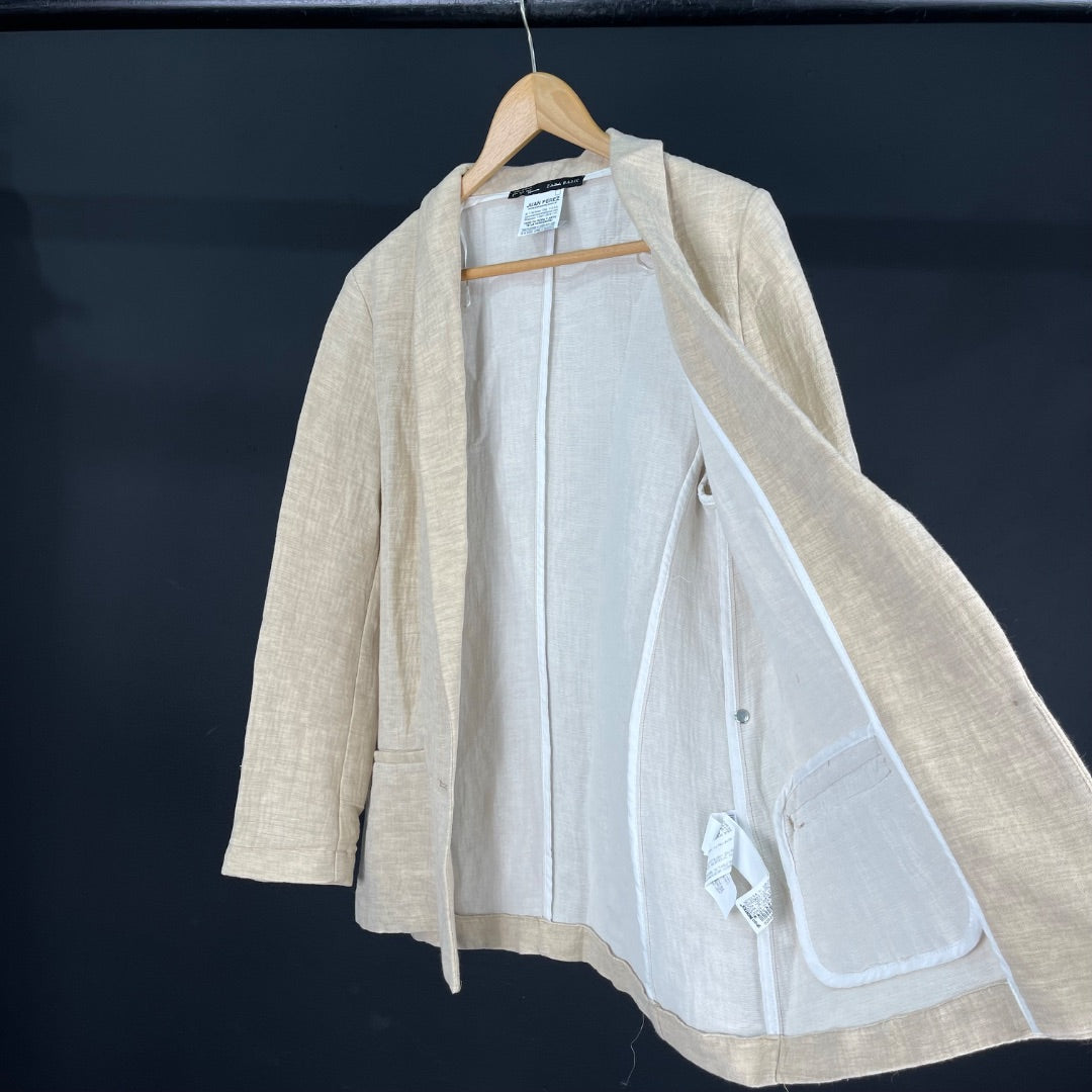 ZARA Saco Beige Talle L
