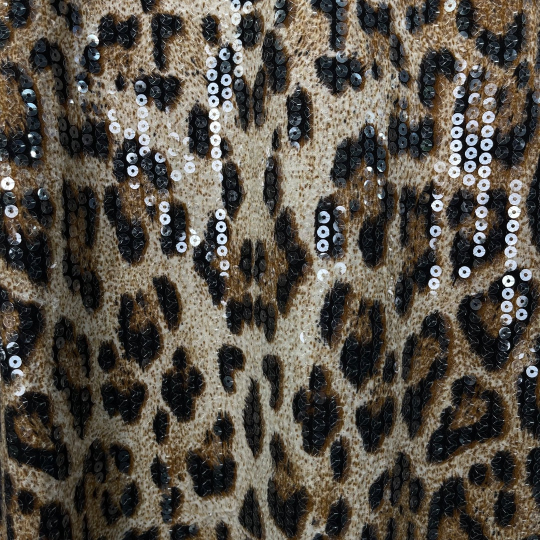 FOREVER Vestido Sin Manga Varios  Animal Print Talle L