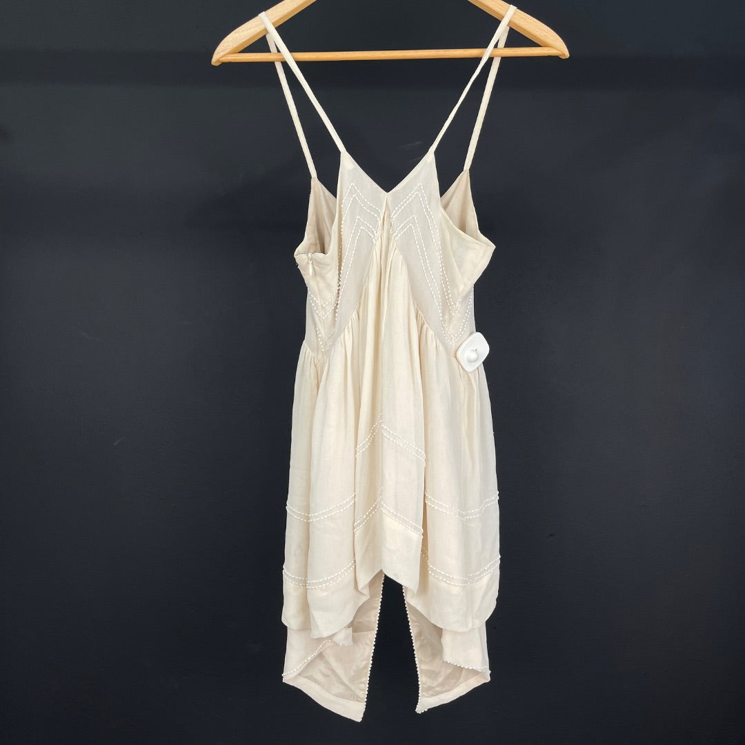 KENZO Top Sin Mangas Beige Talle 42