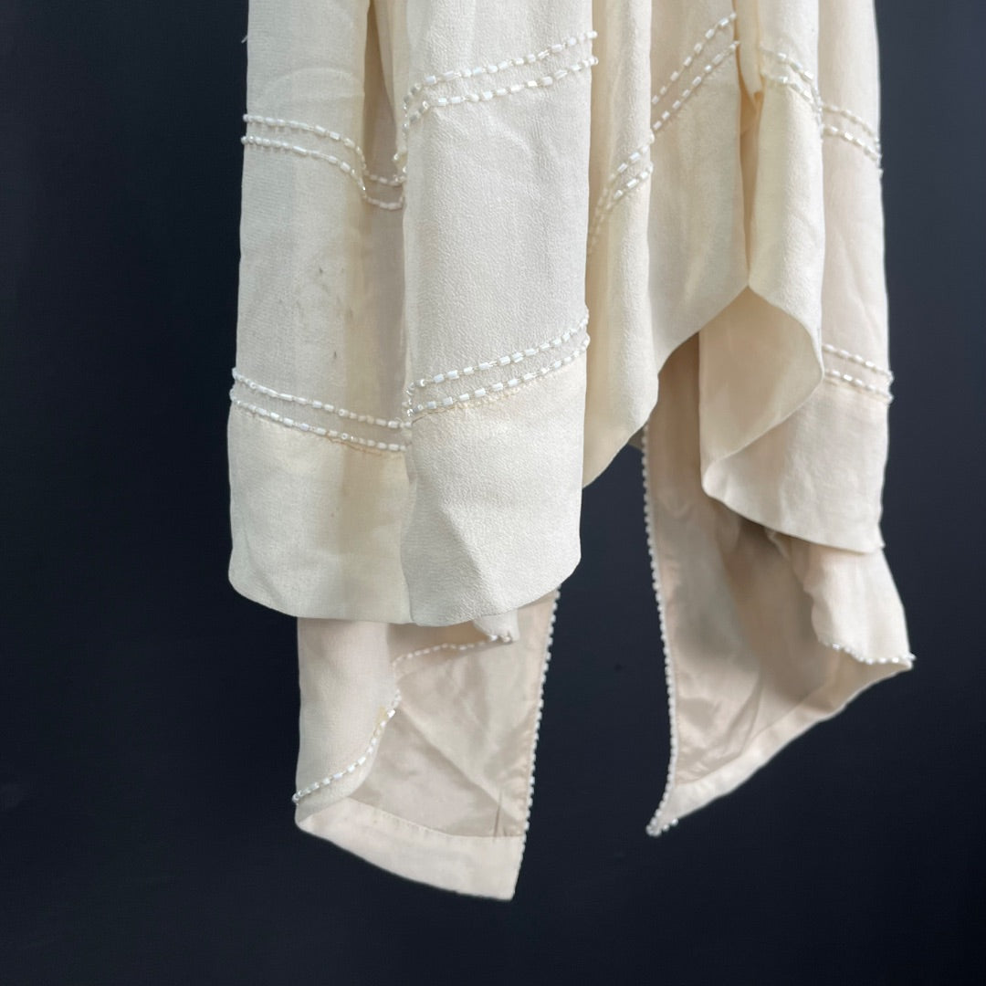 KENZO Top Sin Mangas Beige Talle 42