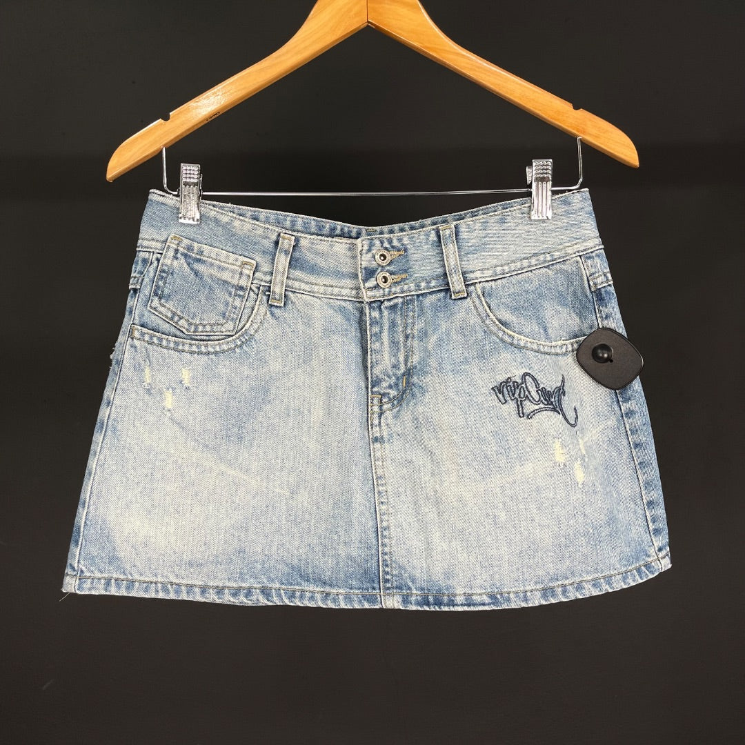 RIP CURL Pollera Mini Celeste Talle 26