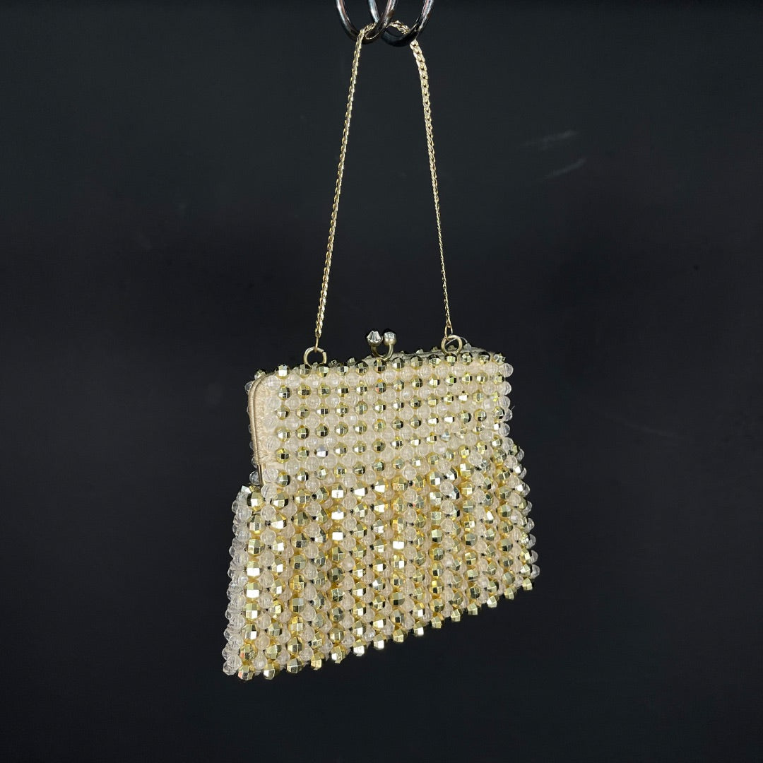 SIN MARCA Cartera Dorado Talle Unico