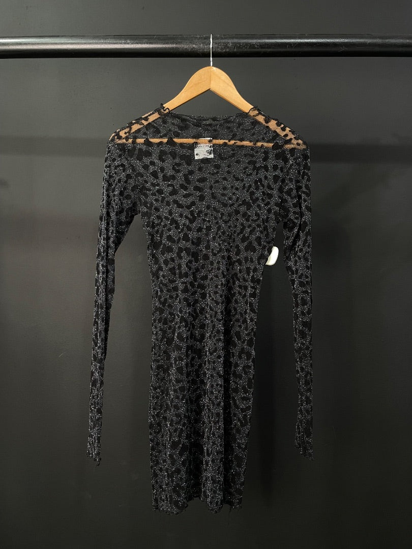 SIN MARCA  Vestido Manga Larga  Negro  Talle 1