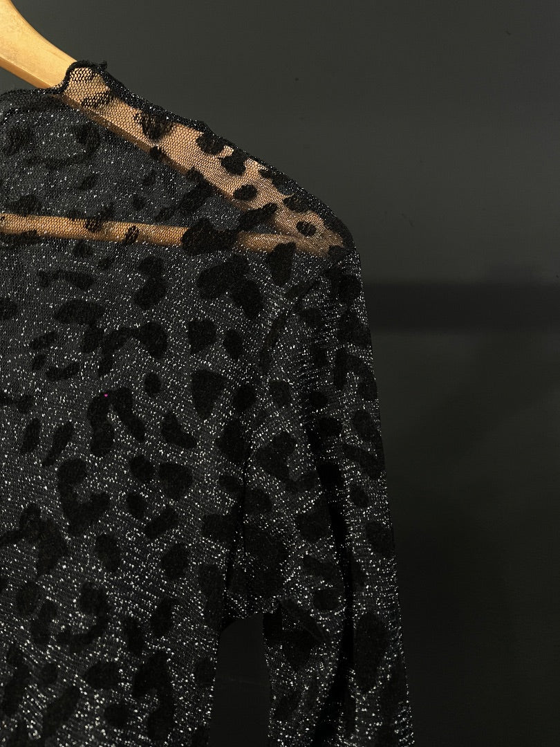 SIN MARCA  Vestido Manga Larga  Negro  Talle 1