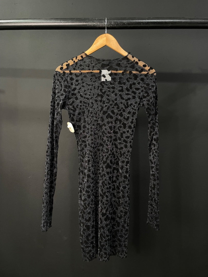 SIN MARCA  Vestido Manga Larga  Negro  Talle 1