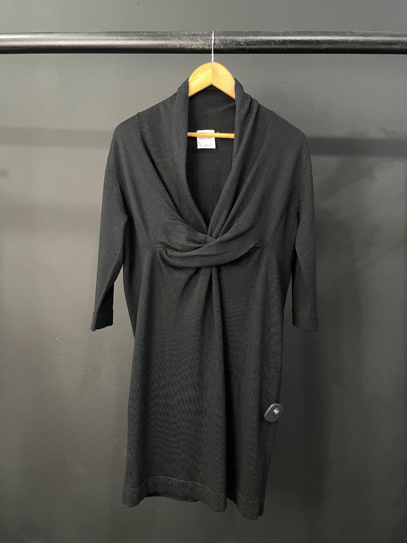 COS  Vestido Manga 3/4  Negro  Talle S