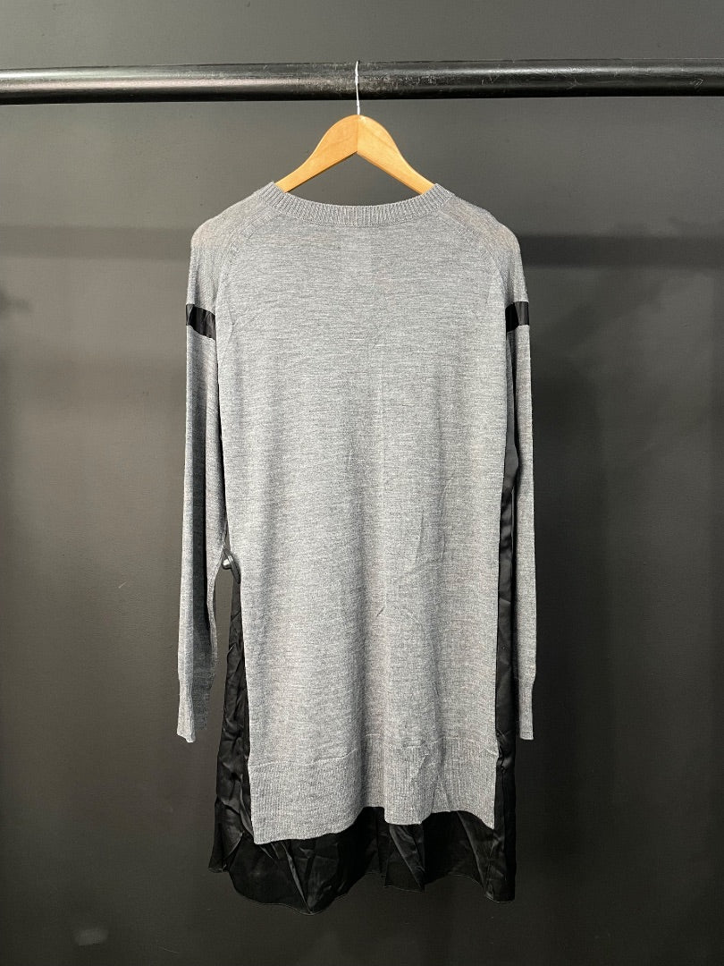 RAG & BONE  Vestido Manga Larga  Gris  Talle L