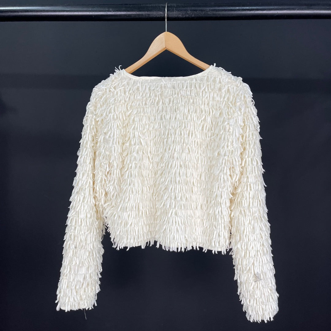 SIN MARCA Saco Beige Talle S