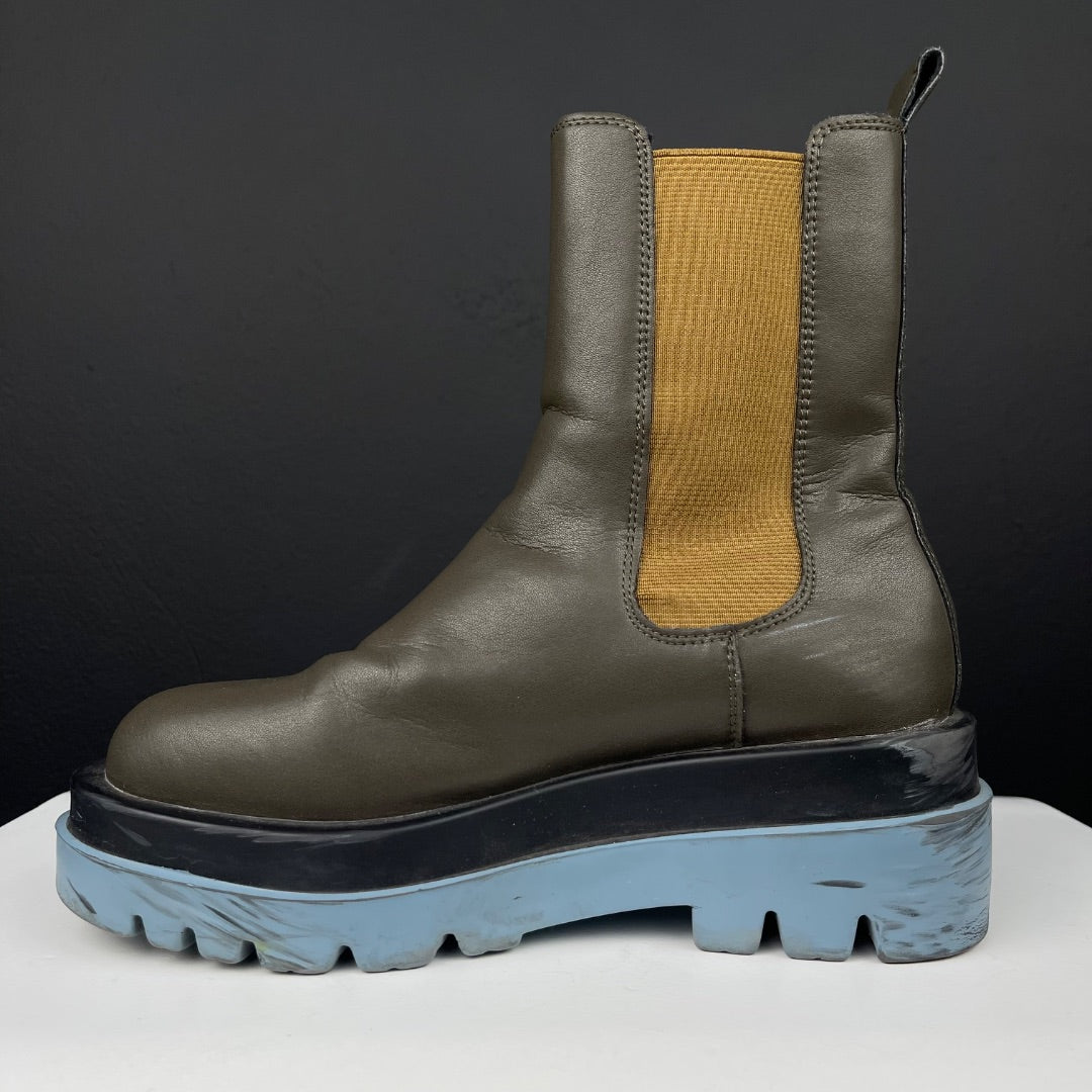 MISHKA Bota Corta Verde Talle 35