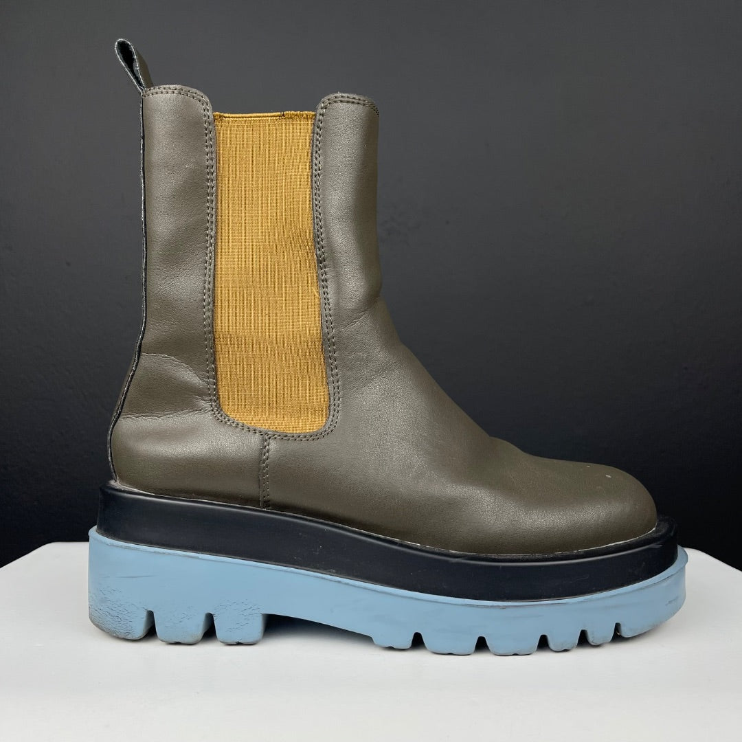 MISHKA Bota Corta Verde Talle 35