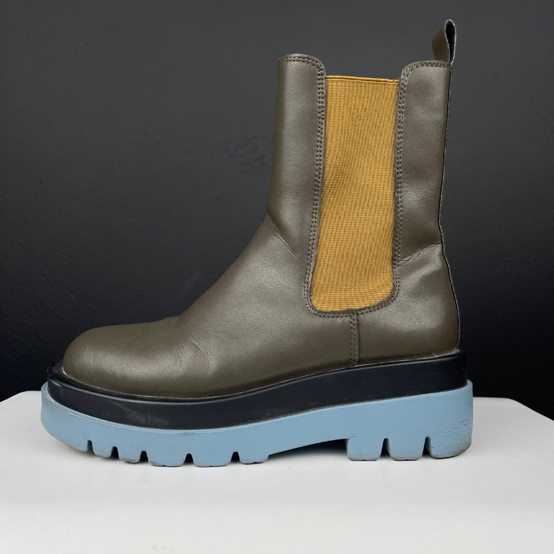 MISHKA Bota Corta Verde Talle 35