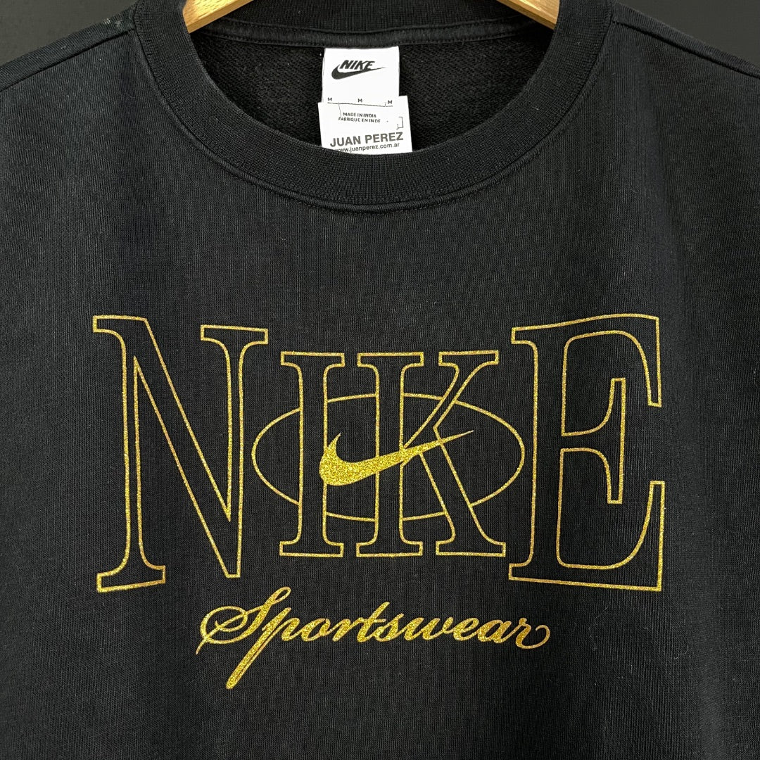 NIKE Buzo Negro Talle M
