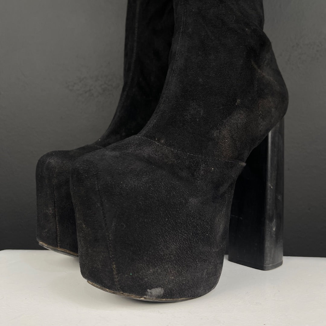 JEFFREY CAMPBELL Bota Bucanera Negro Talle 37