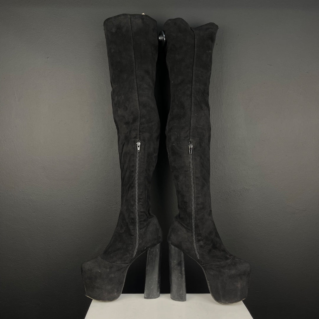 JEFFREY CAMPBELL Bota Bucanera Negro Talle 37