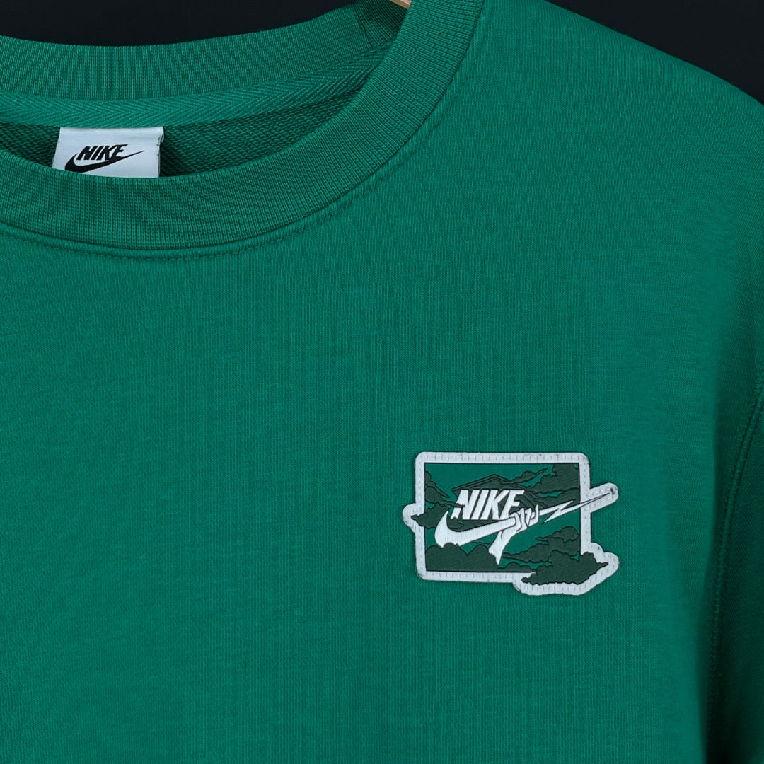 NIKE Buzo Verde Talle S