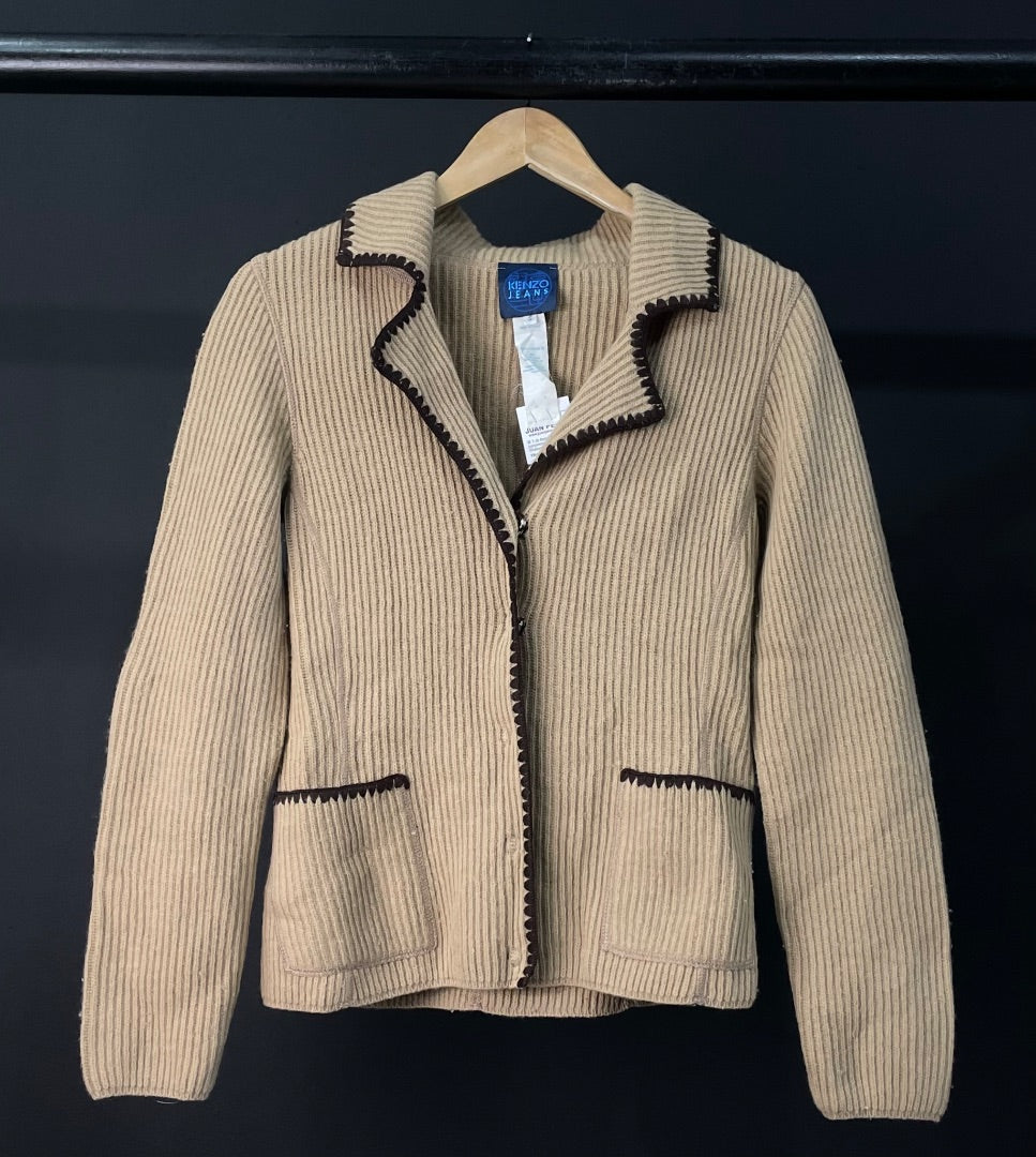 KENZO Saco Beige Talle S