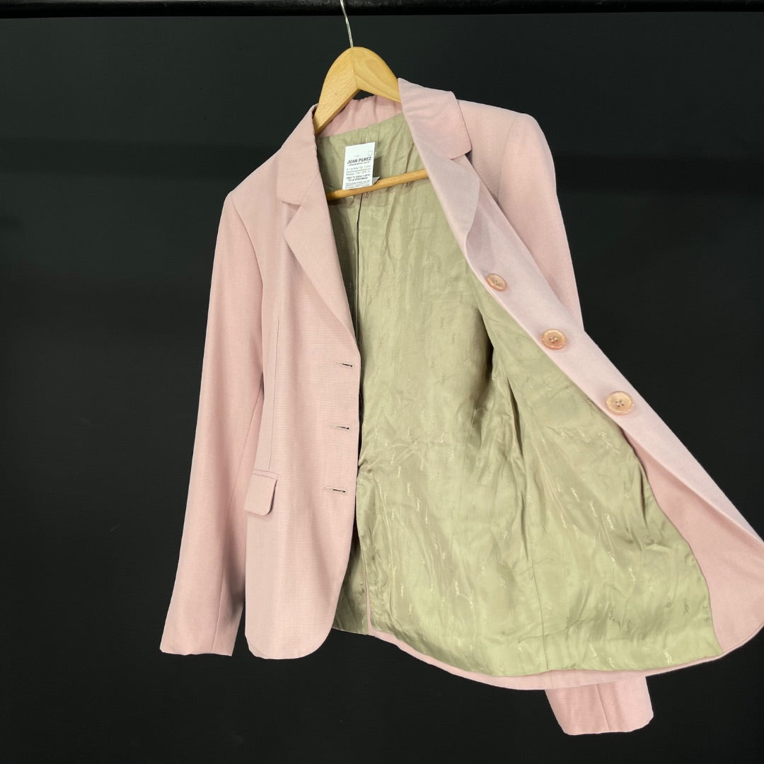 YSL Saco Rosa Viejo Talle S