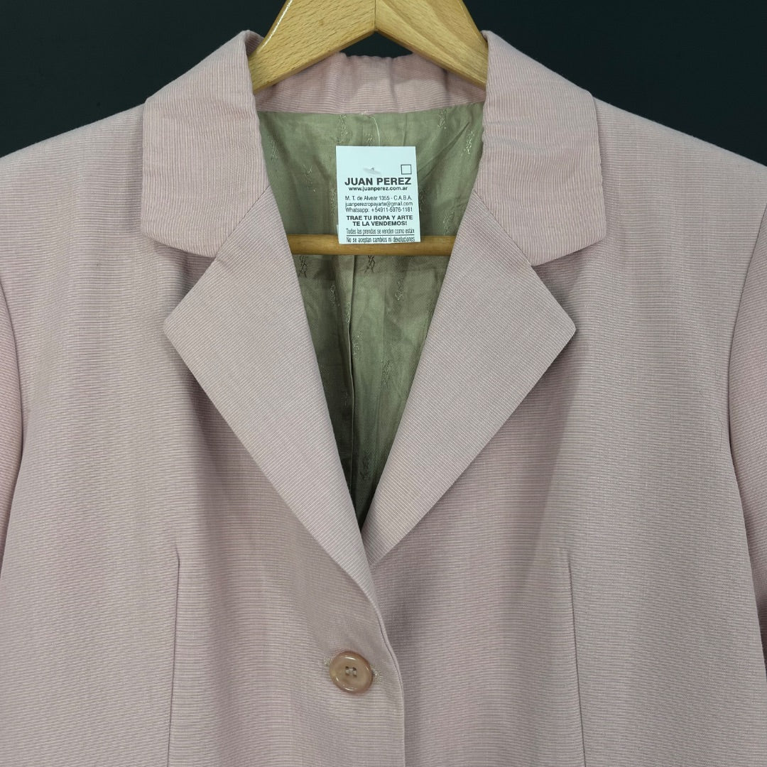 YSL Saco Rosa Viejo Talle S