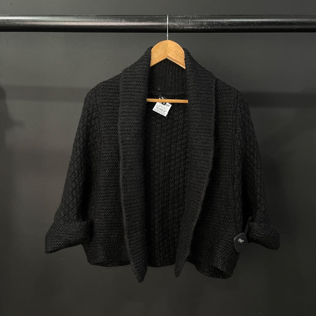 MASSIMO DUTTI Sweater Abierto Negro Talle M