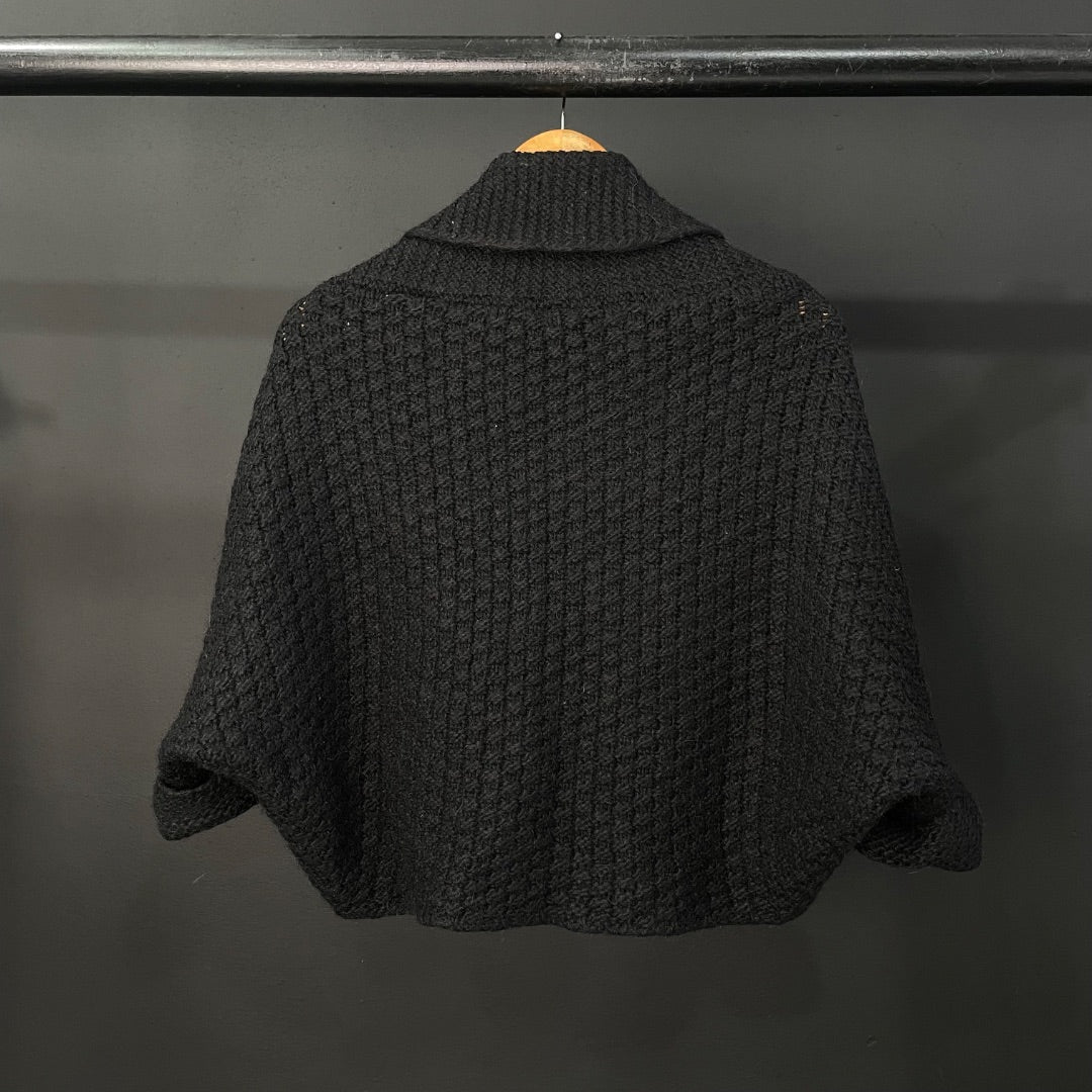 MASSIMO DUTTI Sweater Abierto Negro Talle M