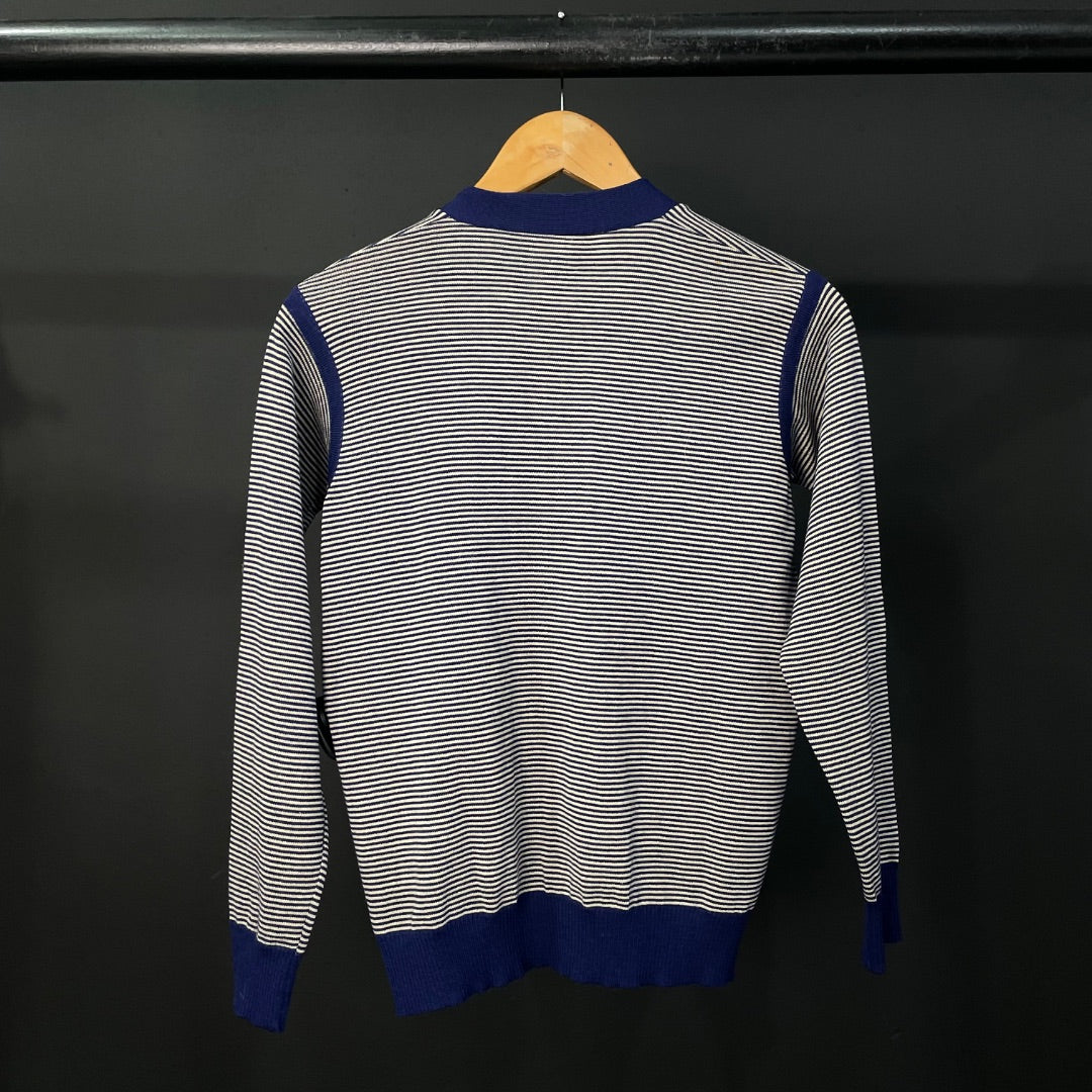SIN MARCA  Sweater Abierto  Varios Rayado  Talle 3