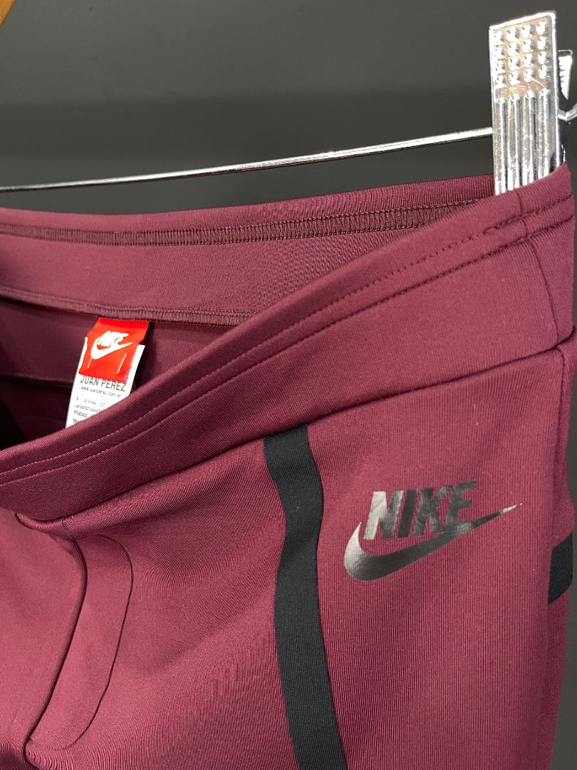 NIKE Pantalon Calza Bordeaux Talle M