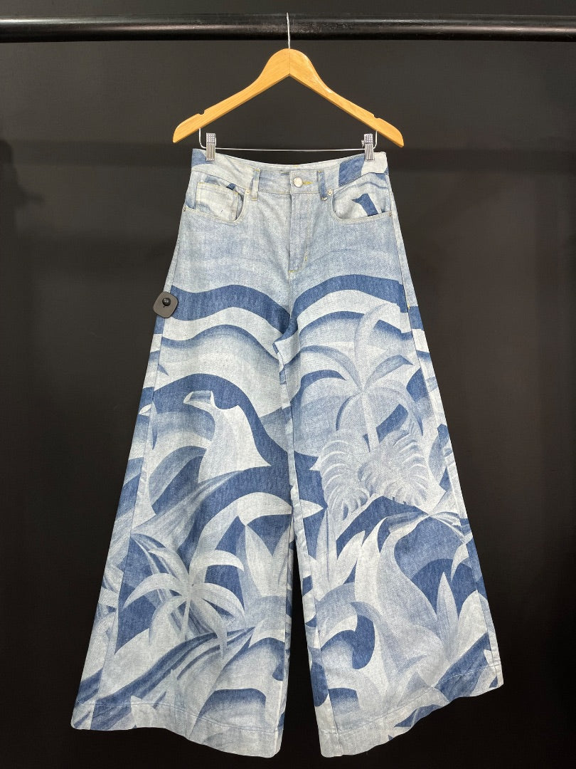 SIN MARCA Pantalon Jean Celeste Talle 38