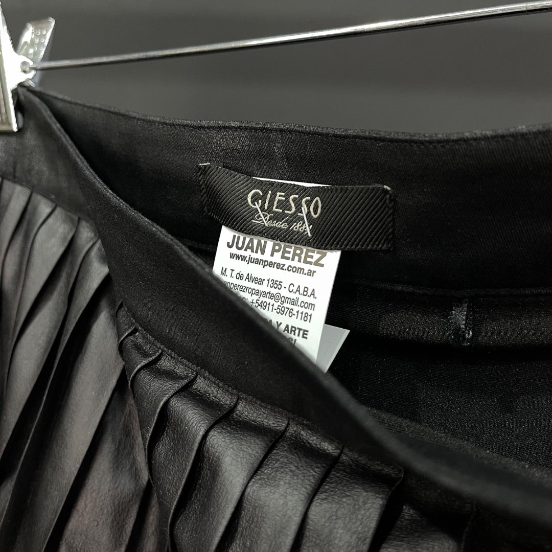 GIESSO Pollera Media Pierna Negro Talle M