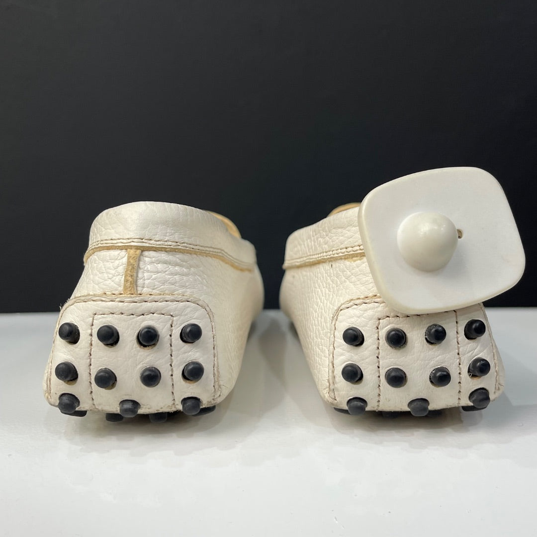 TODS Mocasines Blanco Talle 38