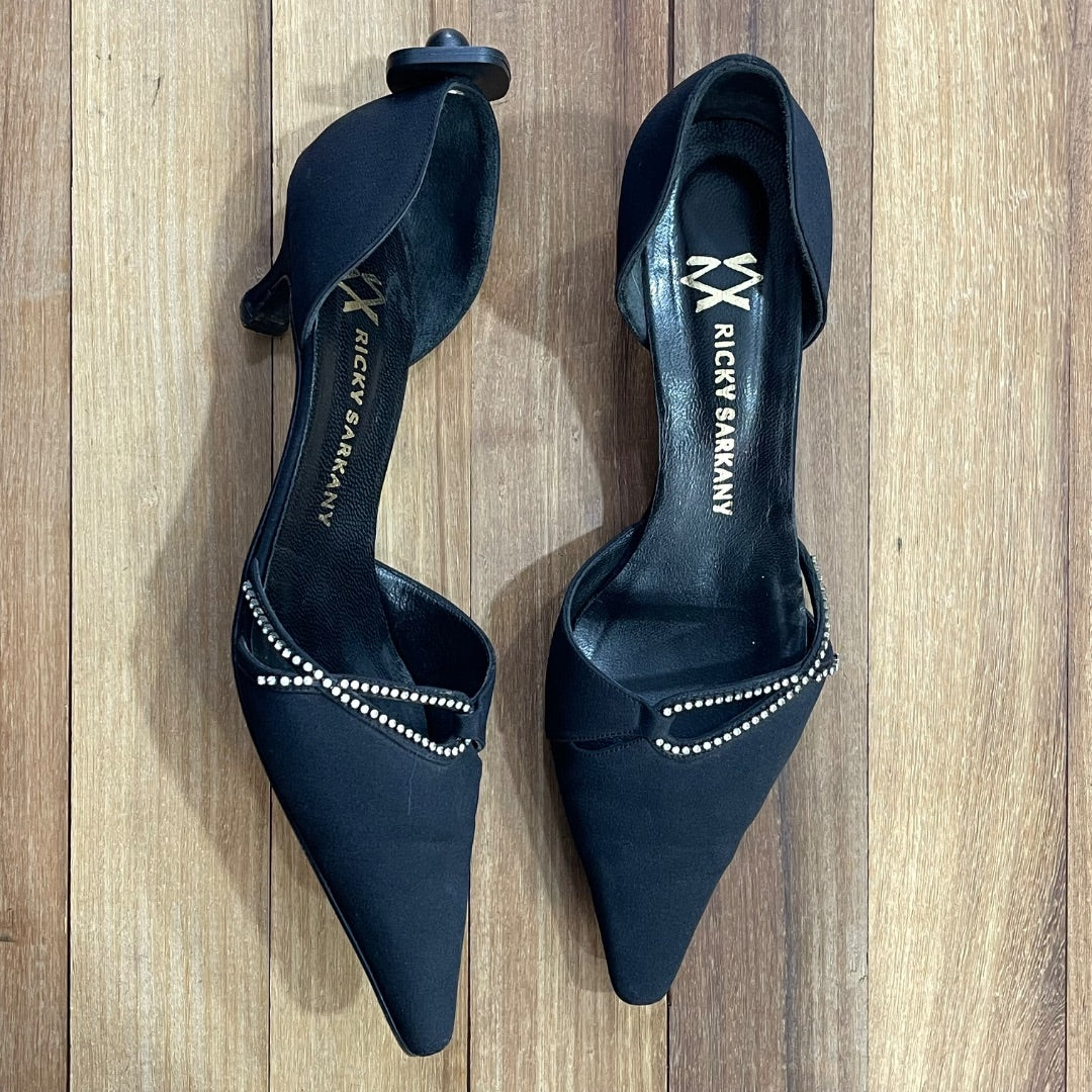 SARKANY Taco Bajo Negro Talle 42