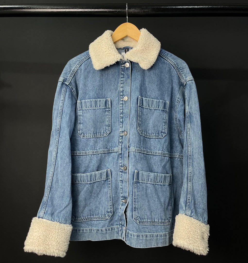 H&M Campera Azul Talle S