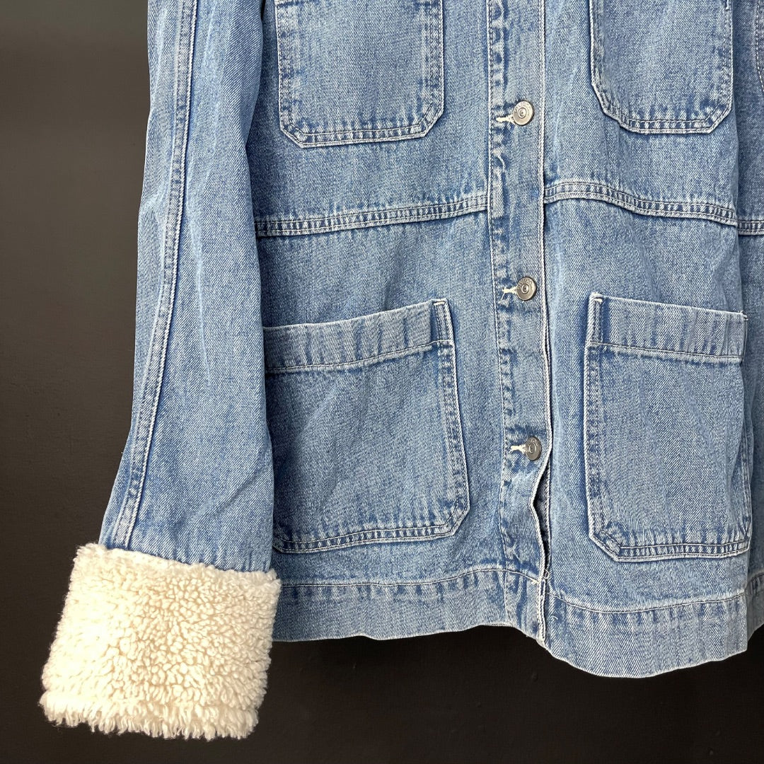 H&M Campera Azul Talle S