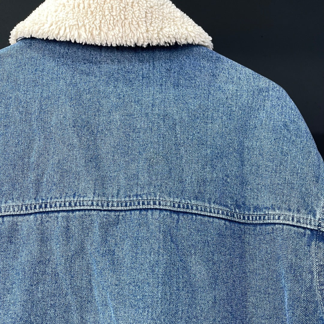 H&M Campera Azul Talle S