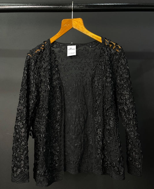 SIN MARCA Saco Negro Talle L