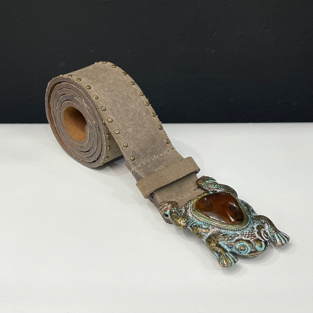 LE LIS BLANC Cinturon Otro Gris Talle Unico