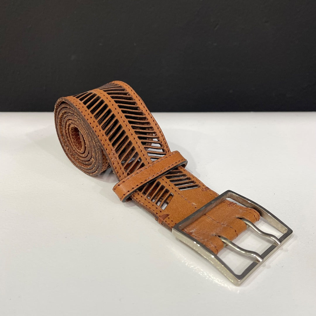 SIN MARCA Cinturon Otro Marron Talle Unico