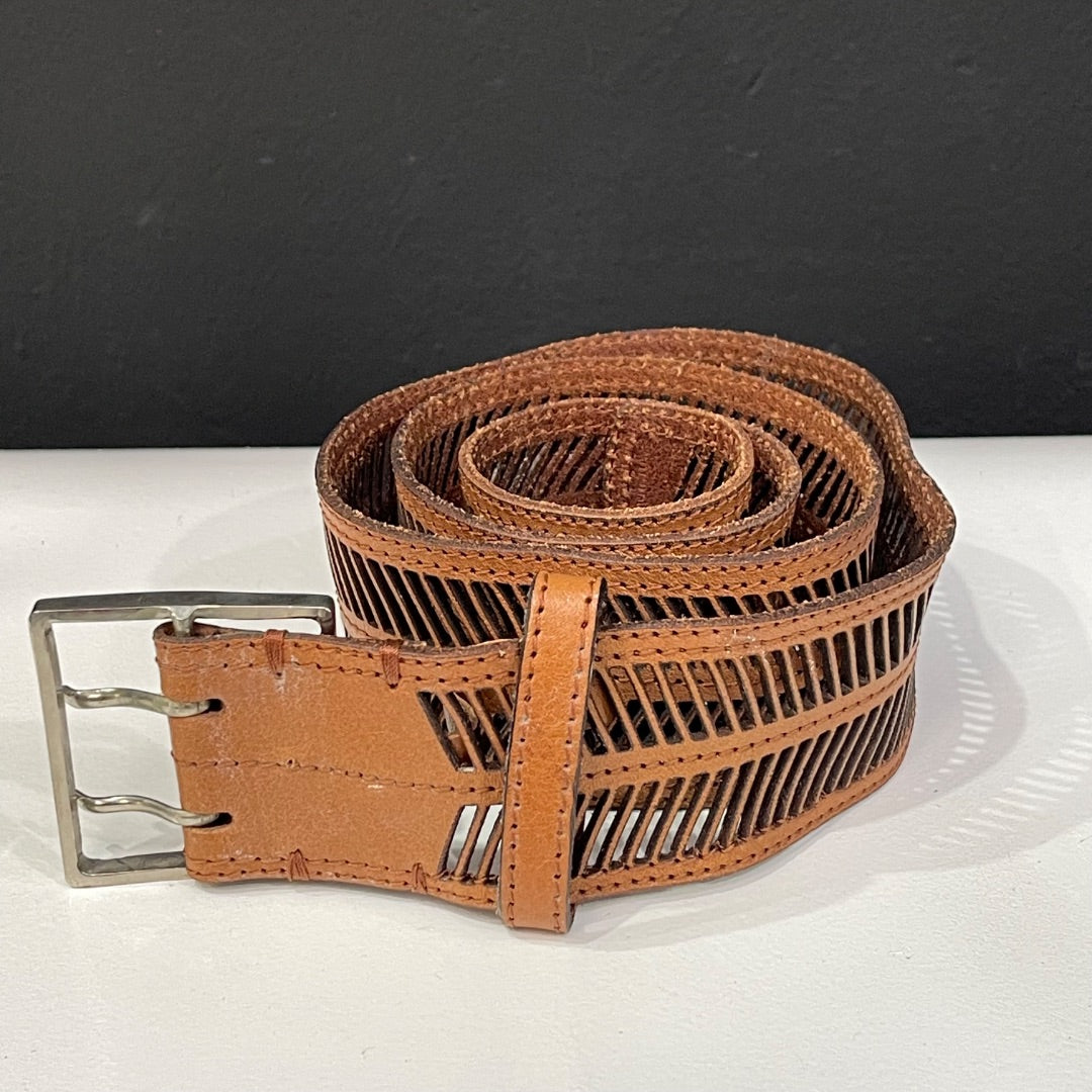 SIN MARCA Cinturon Otro Marron Talle Unico