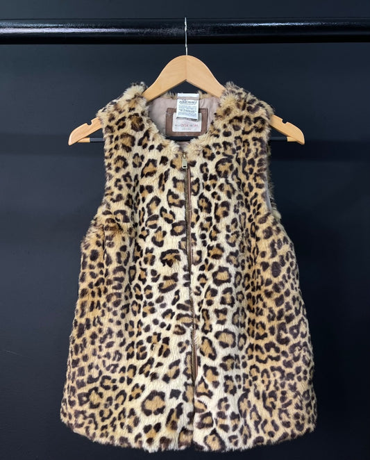 ZARA Chaleco Largo Varios  Animal Print Talle 14