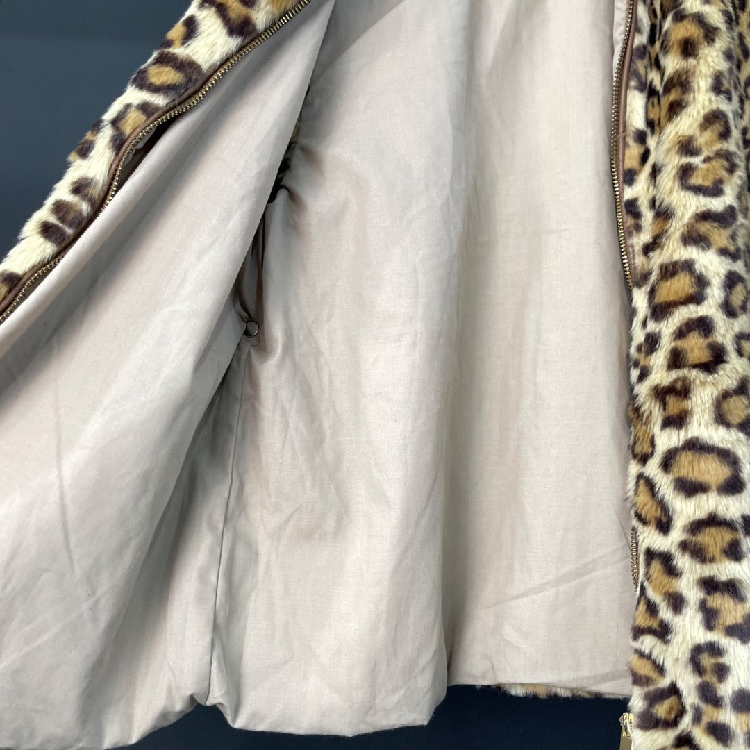 ZARA Chaleco Largo Varios  Animal Print Talle 14