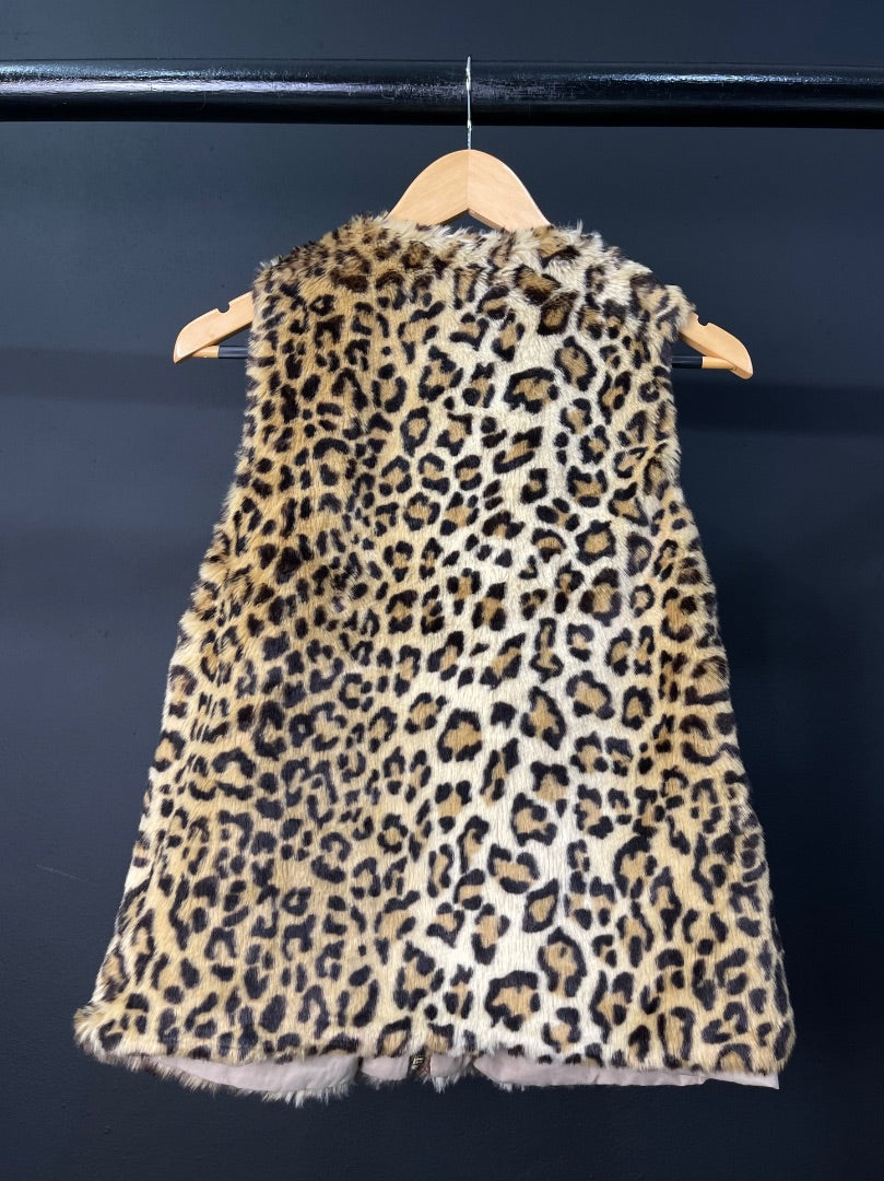 ZARA Chaleco Largo Varios  Animal Print Talle 14