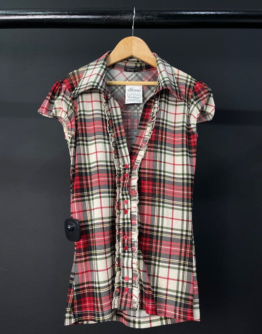 SCT Camisa Manga Corta Varios  Escoces Talle XS