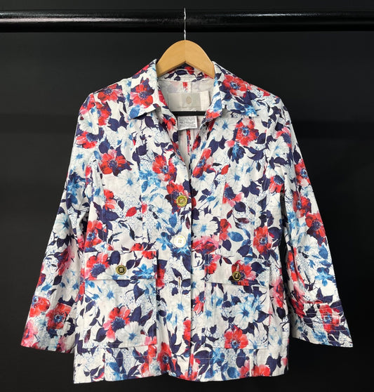 ADRIANA CONSTANTINI Saco Varios Floral Talle 42
