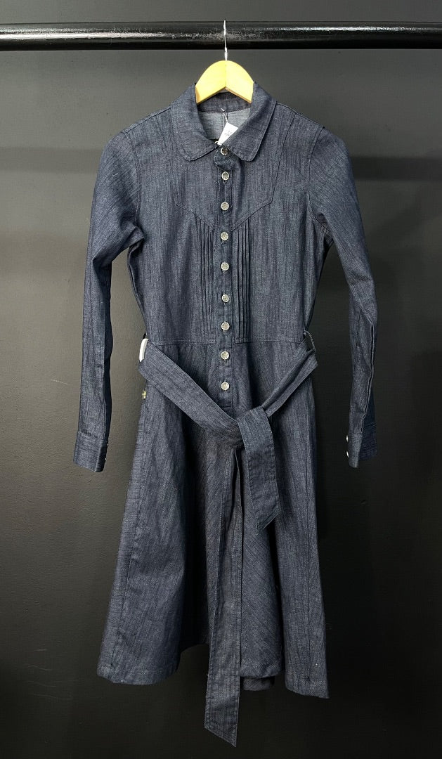 LEVIS Vestido Manga Larga Azul Talle S