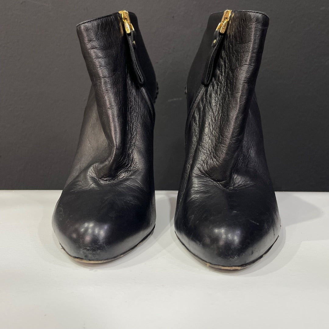 SERGIO ROSSI Bota Corta Negro Talle 37,5